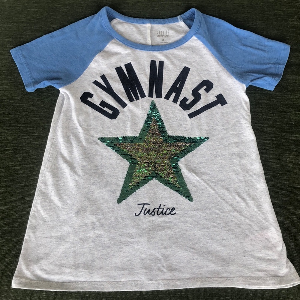 Justice active wear T-shirt